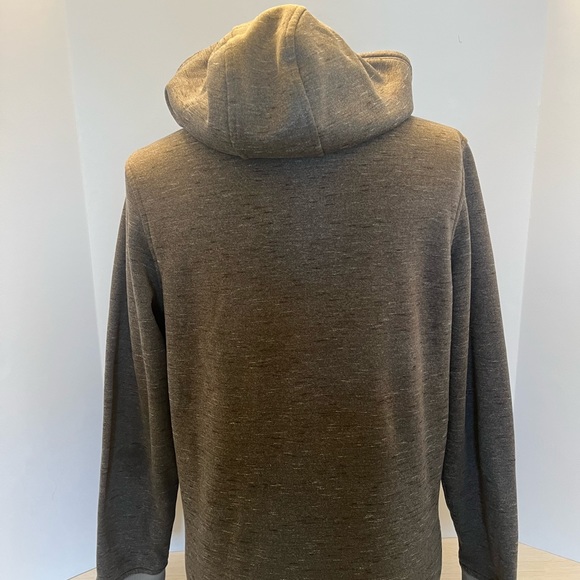 Under Armour 3/4 zip Coldgear Hoodie Gray With White And Black Specks Sz S. - Picture 2 of 9